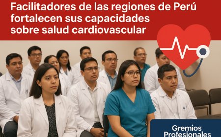 Profesionales de las regiones del Perú fortalecen sus capacidades en salud cardiovascular