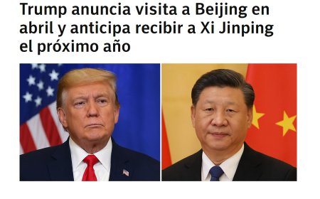 Trump anuncia visita a Beijing en abril y anticipa recibir a Xi Jinping el próximo año